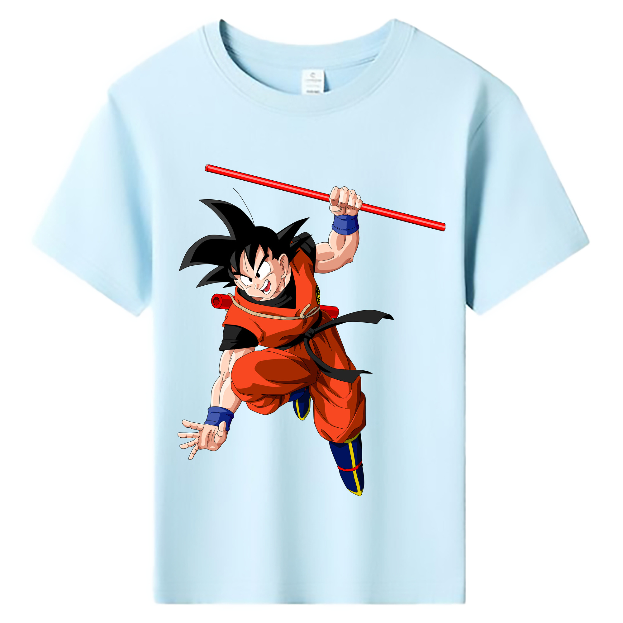 （画像用） ドラゴンボール 孫悟空（そん ごくう）Son Goku カカロット DRAGON BALL Kakarotto 綿100％キッズTシャツ（フロントプリント）